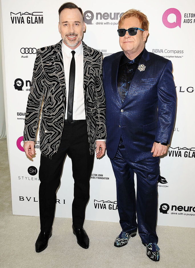 エルトン John and David Furnish 