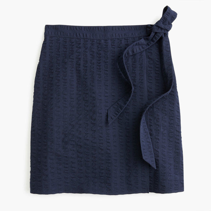 מרקם Wrap Mini Skirt 