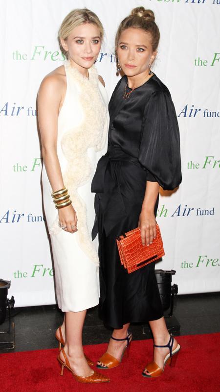 מרי Kate and Ashley Olsen at the Fresh Air Fund gala