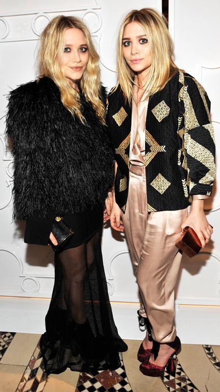 מרי-קייט Olsen and Ashley Olsen attends amfAR New York Gala
