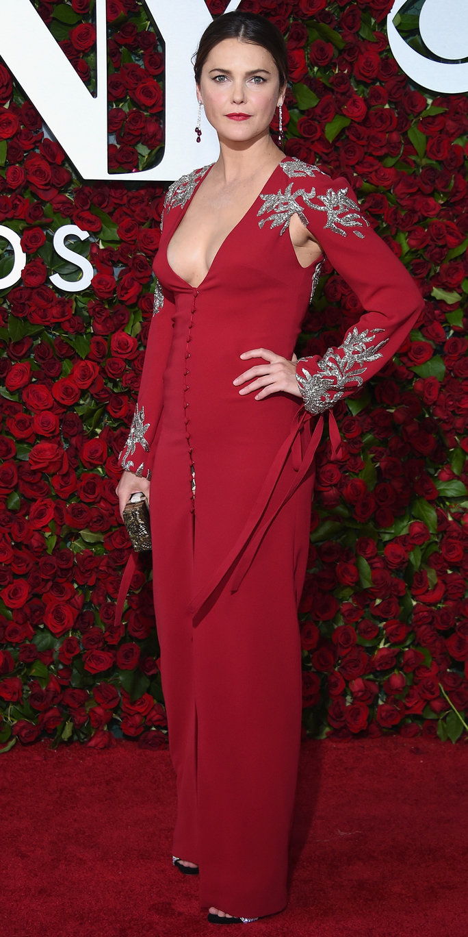 קרי Russell attends the 70th Annual Tony Awards at The Beacon Theatre on June 12, 2016 in New York City. 