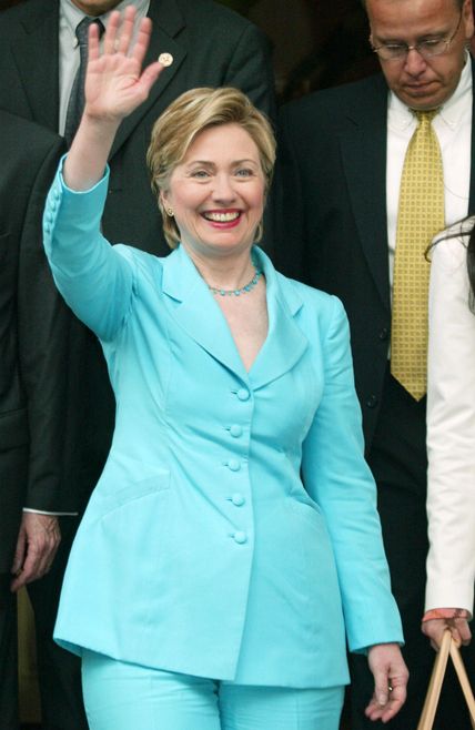 전자 US first lady Hillary Clinton wa