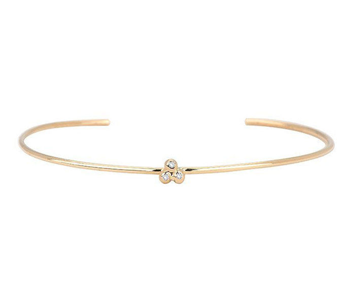 ג 'ני Kwon diamond cluster cuff bracelet 