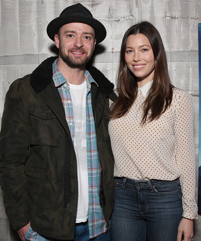 ジャスティン Timberlake and Jessica Biel 