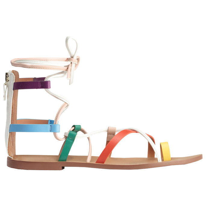 H & M Multi-Colored Sandals