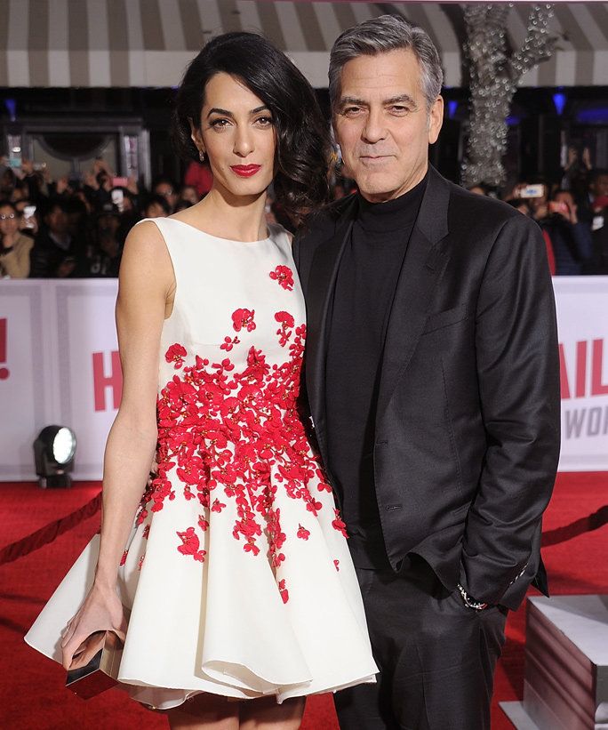 ジョージ Clooney and Amal Alamuddin 