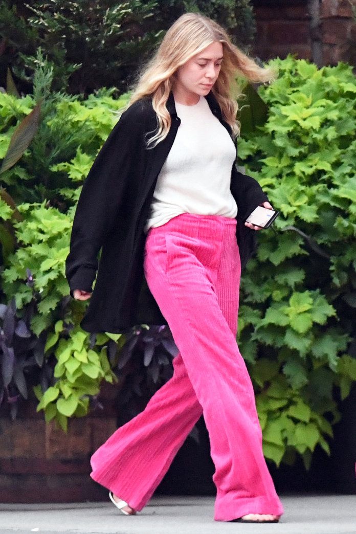 애쉴리 Olsen Pink Pants 