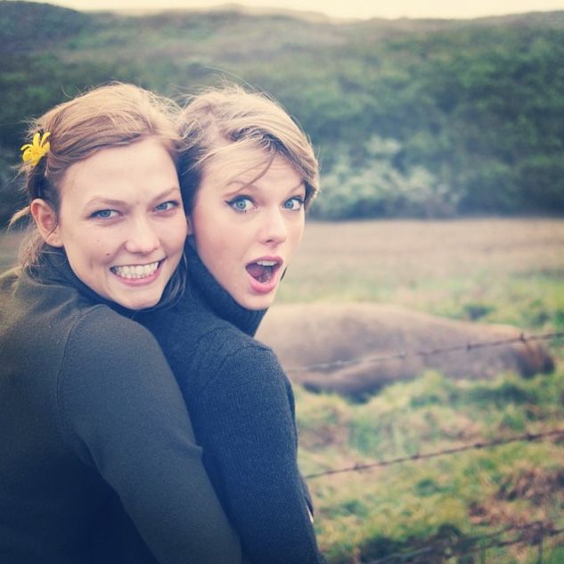 カリー Kloss Instagram - with Taylor Swift