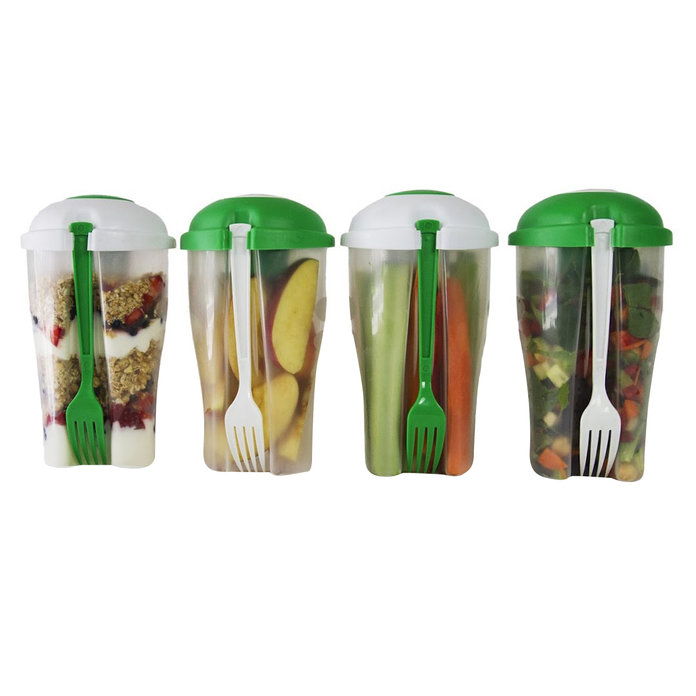 נייד Salad Containers 