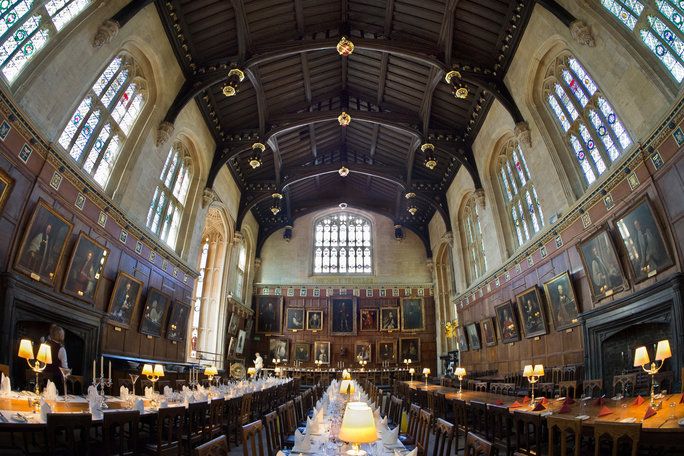 큰 Hall in Christ Church, Oxford University 