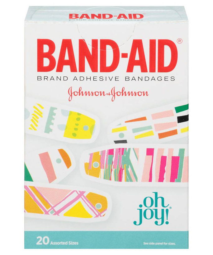 יסודי: Band-Aid Oh Joy! Adhesive Bandages 