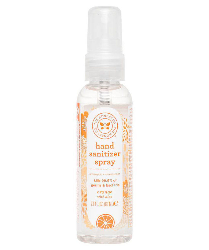 יסודי: Honest Company Hand Sanitizer Spray Sweet Orange Vanilla 