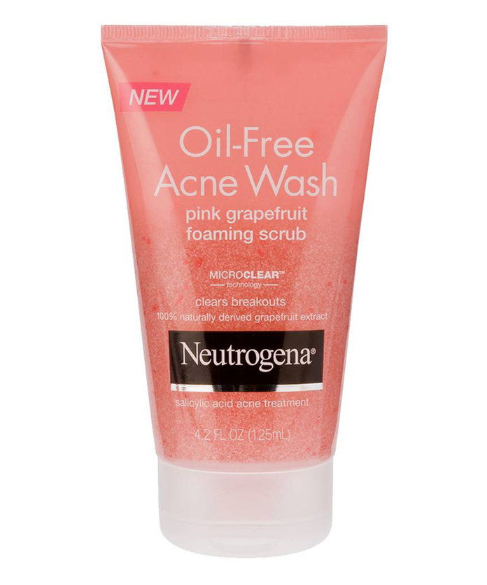 뉴트로지나 Oil-Free Acne Wash Pink Grapefruit Scrub 