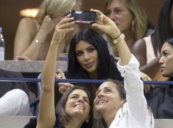 김 Kardashian Spotted at US Open