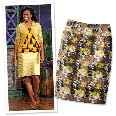 מישל Obama's Office Style - Textured Skirts - J. Crew - The Limited