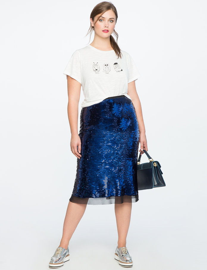 ה Sequined Skirt 