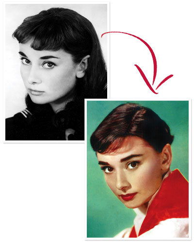 אודרי Hepburn's Smart Pixie