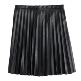 J. Crew Faux-leather skirt 