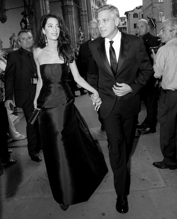 ジョージ Clooney and Amal