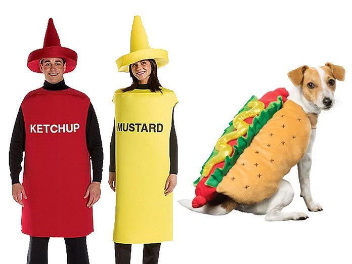 קטשופ, Mustard, and Hot Dog 