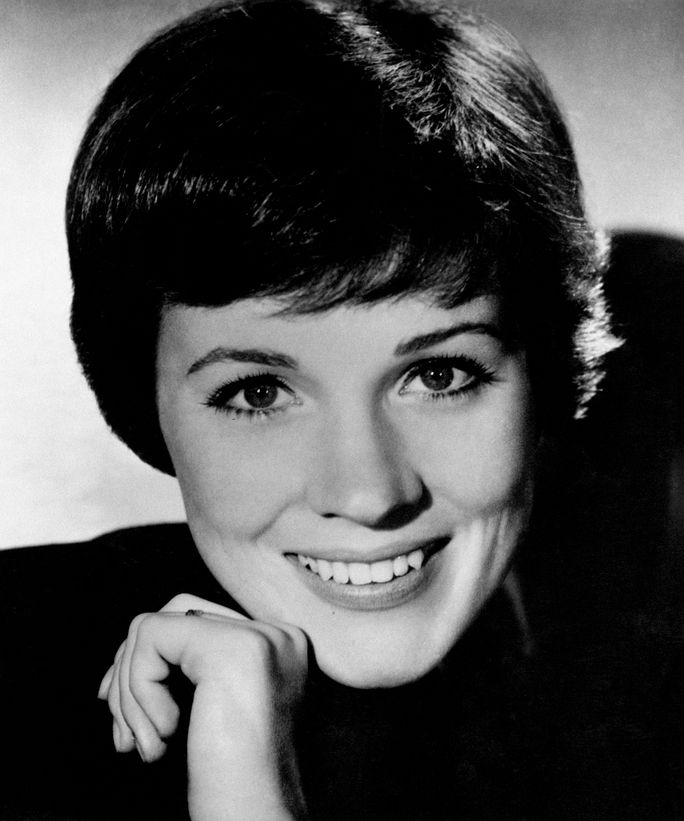 A close up of Julie Andrews