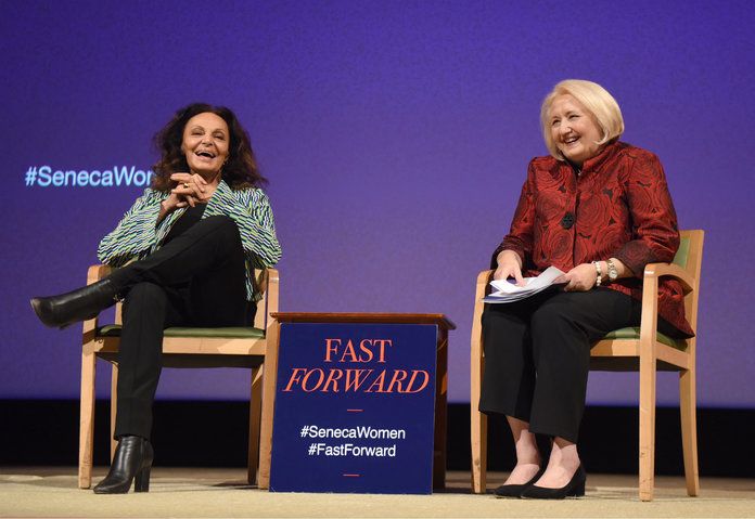 DVF and Ambassador Melanne Verveer - Seneca Women Summit - Embed