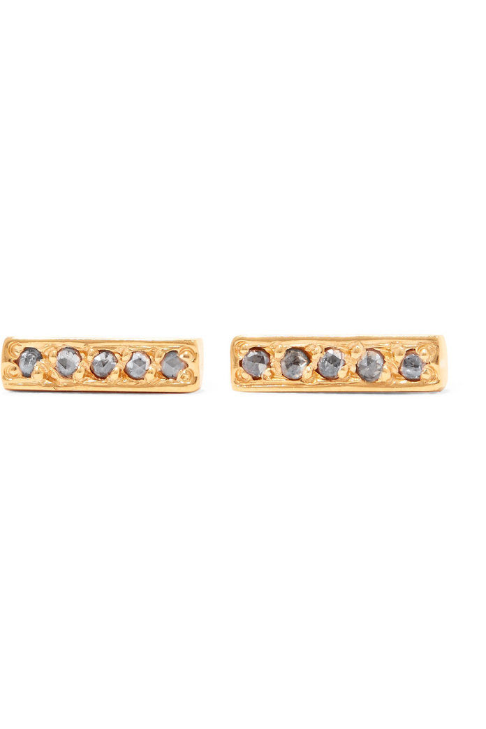 מצופה זהב diamond earrings 