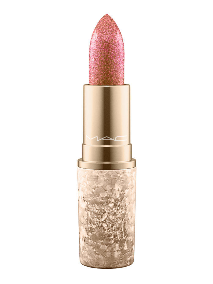 מק Snowball Lipstick In Shimmer And Spice 