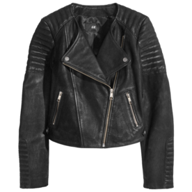 H & M leather jacket 