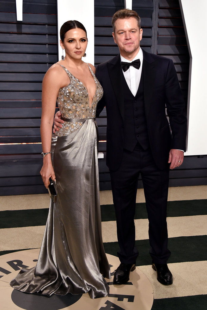 לוצ'יאנה and Matt Damon Red Carpet -