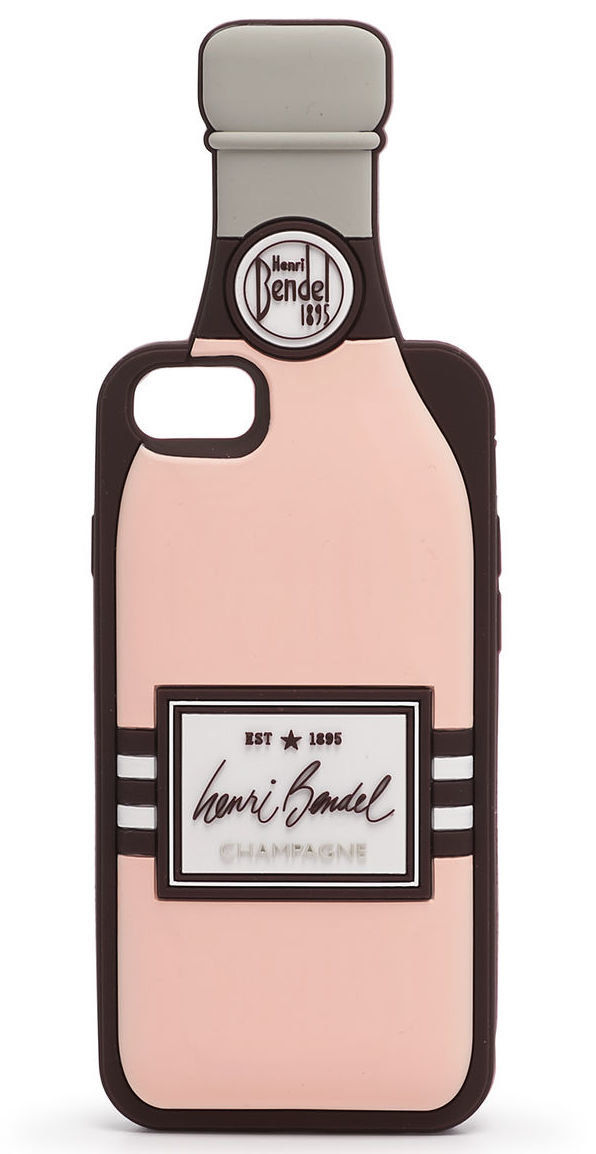 ה Champagne Bottle Case by Henri Bendel 