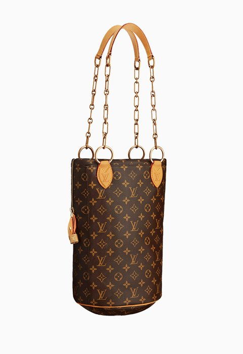קארל Lagerfeld's Louis Vuitton Punching Bag