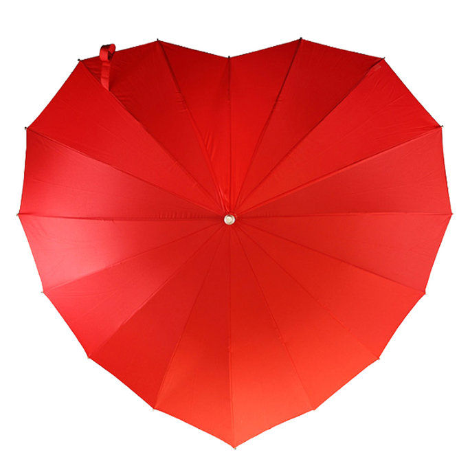 בצורת לב Umbrella 