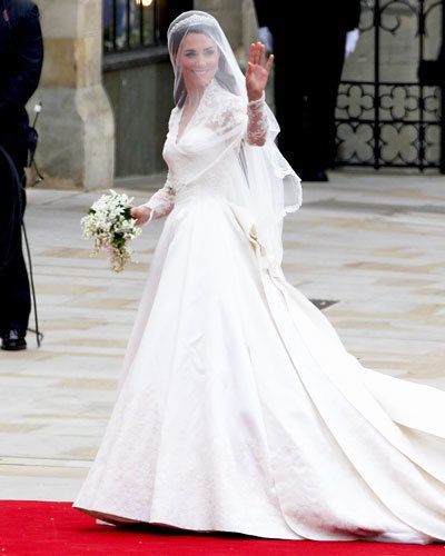 케이트 Middleton Wedding Dress - Alexander McQueen