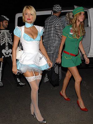 פריז Hilton, Nicky Hilton, Halloween