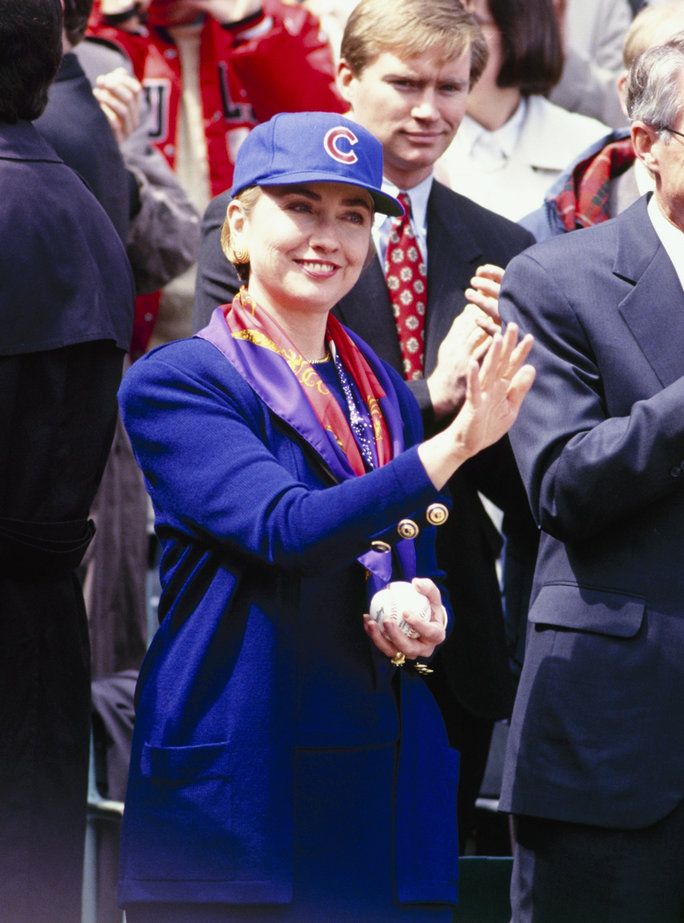 ヒラリー Clinton: Chicago Cubs 