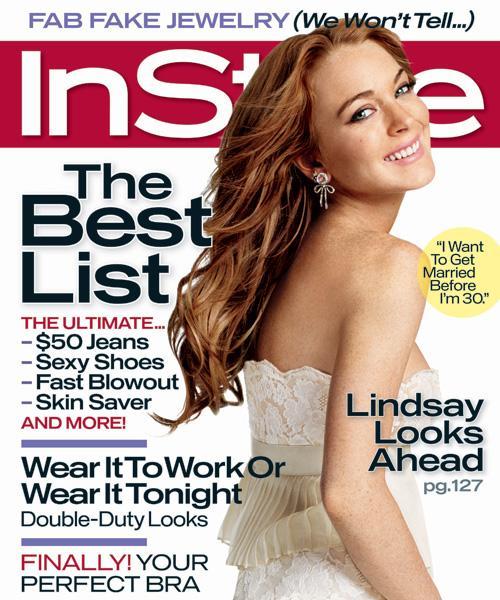 InStyle Covers - November 2006, Lindsay Lohan