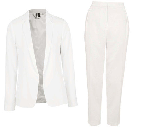 안 All-White Suit 