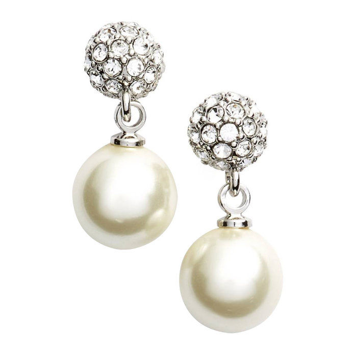 כדור אש Imitation Pearl Drop Earrings 
