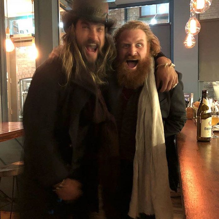 ジェイソン Momoa and Kristofer Hivju 