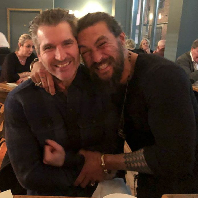 דוד Benioff and Jason Momoa 