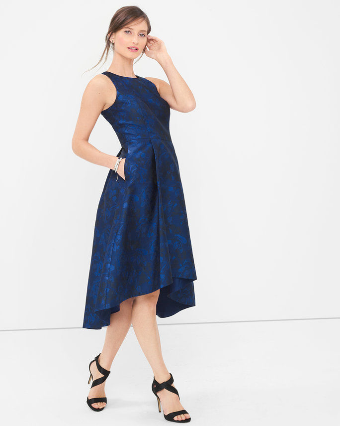 Fit-and-Flared Cocktail Dress 