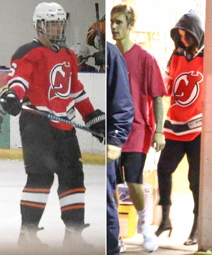 에서 the Same hockey jersey 