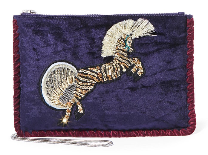 A statement clutch to pair with jeans and eveningwear by Steve madden 