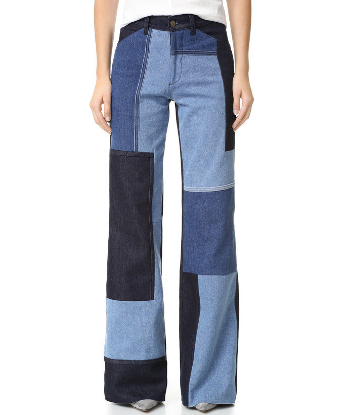 ビクトリア州 Victoria Beckham Wide-Leg Jeans 