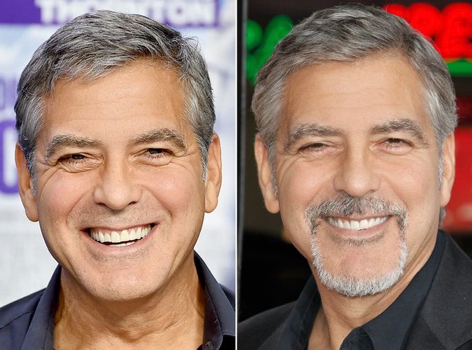 זקן or No Beard - George Clooney