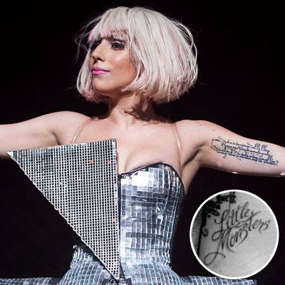 레이디 Gaga - Celebrity Tattoos
