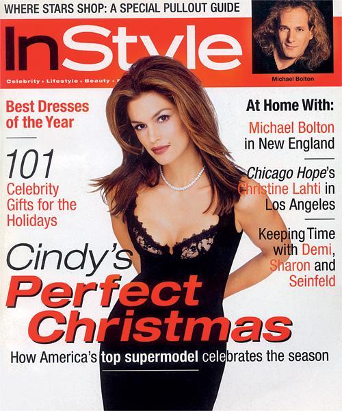בסטייל Covers - December 1996, Cindy Crawford