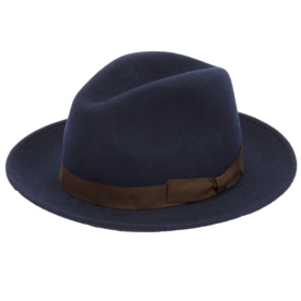 אוסף Wide Brim Wool Fedora Hat 