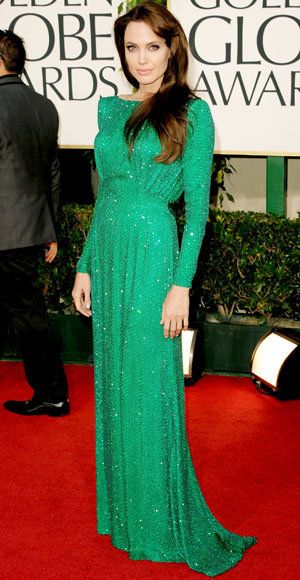 안젤리나 Jolie - The Best Golden Globes Gowns of All Time - Atelier Versace